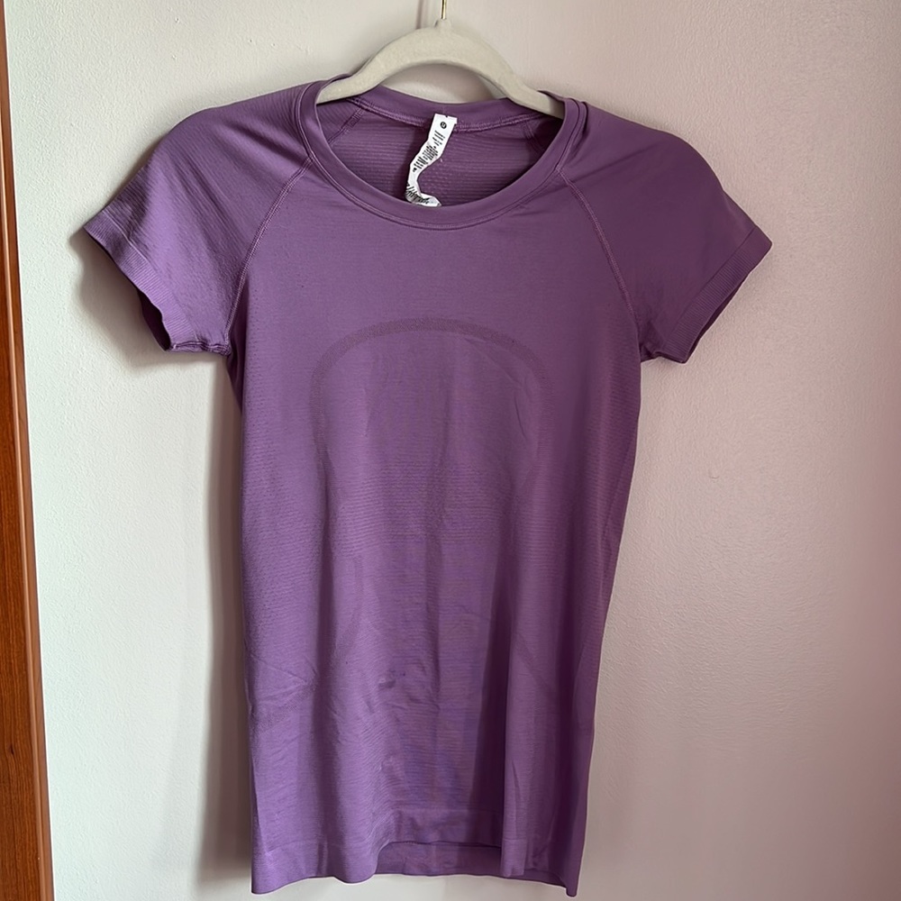 lululemon swiftly tech size 4 wisteria purple